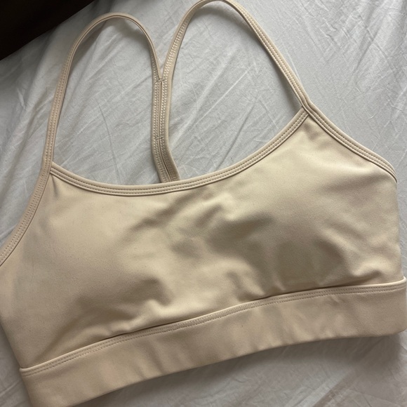 Azur Fit classic racerback bra in cream - Picture 3 of 3